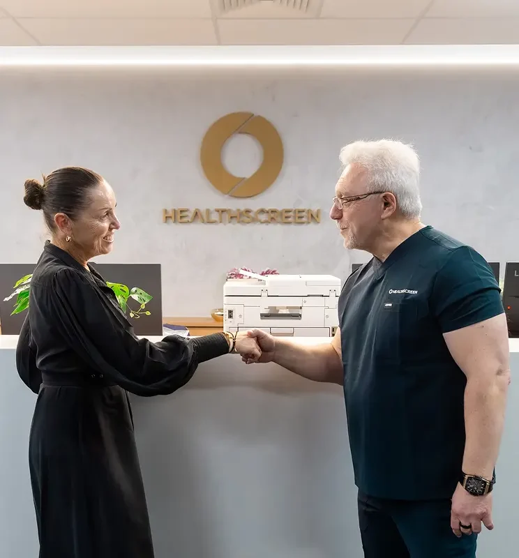 Longevity consultation and health assessment at HealthScreen clinic